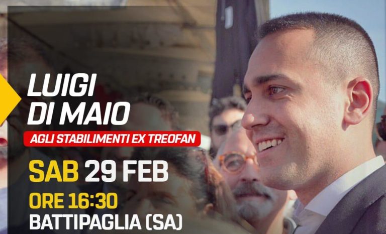 Ex Treofan, Adelizzi (M5S): domani l’incontro con Luigi Di Maio a Battipaglia