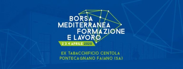 Pontecagnano, ad aprile la Borsa Mediterranea della Formazione e Lavoro