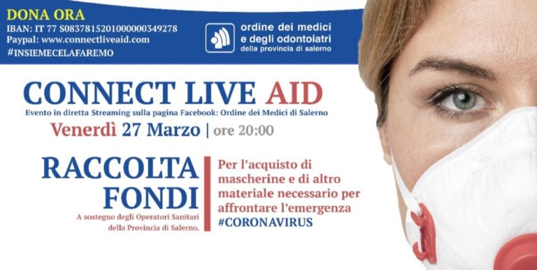 Salerno, l’Ordine dei Medici organizza serata di beneficenza