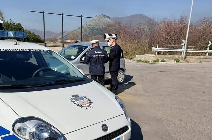 Coronavirus, i controlli della Polizia Municipale di Mercato San Severino