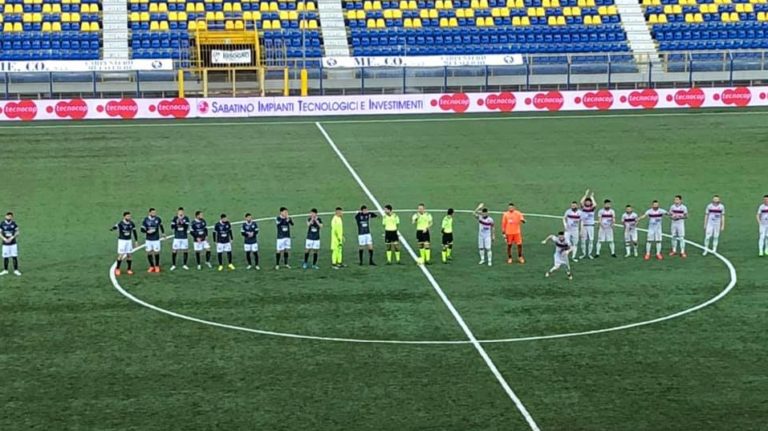 Cavese-Potenza 0-0: aquilotti sfortunati ma salvati da super-D’Andrea