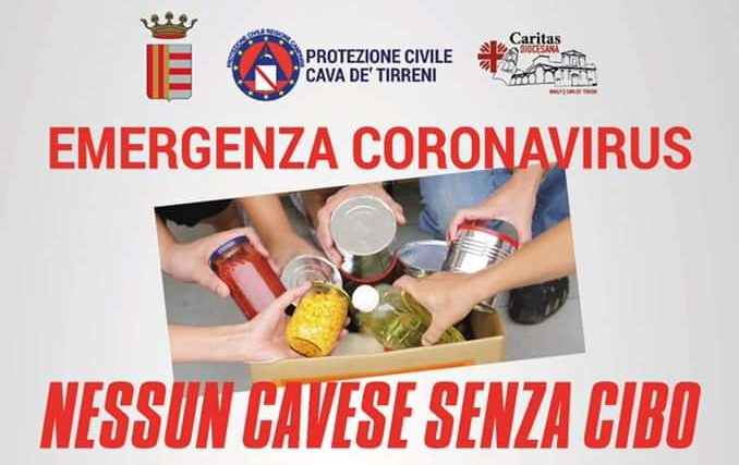 Cava, iniziativa raccolta alimentare: “Nessun cavese senza cibo”