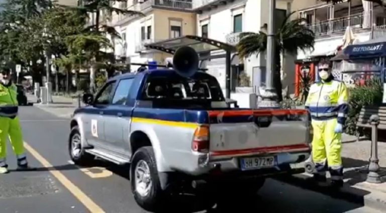 Protezione Civile a Salerno: controllo sulle strade