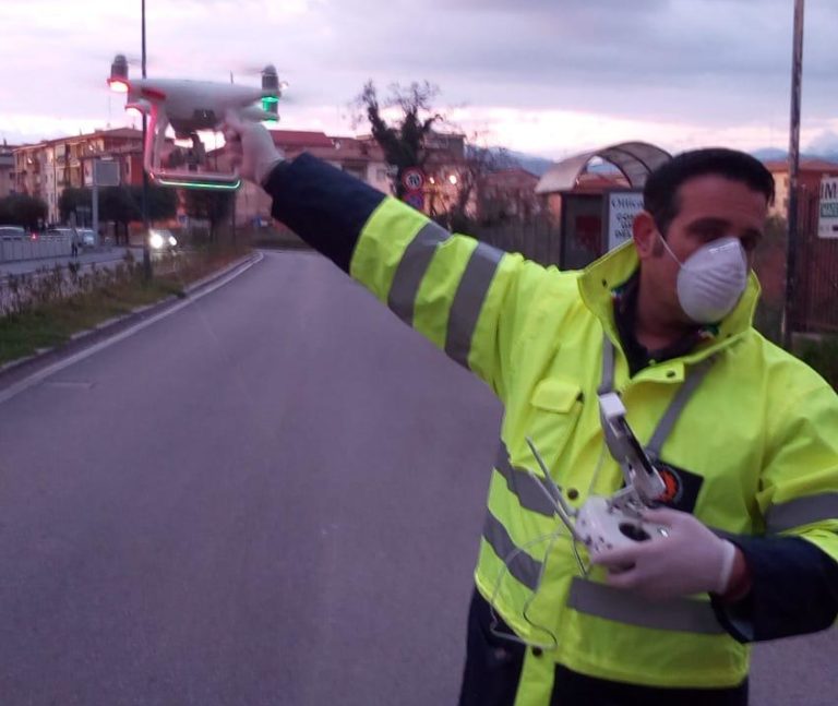 Battipaglia, controllo del territorio con ausilio di droni