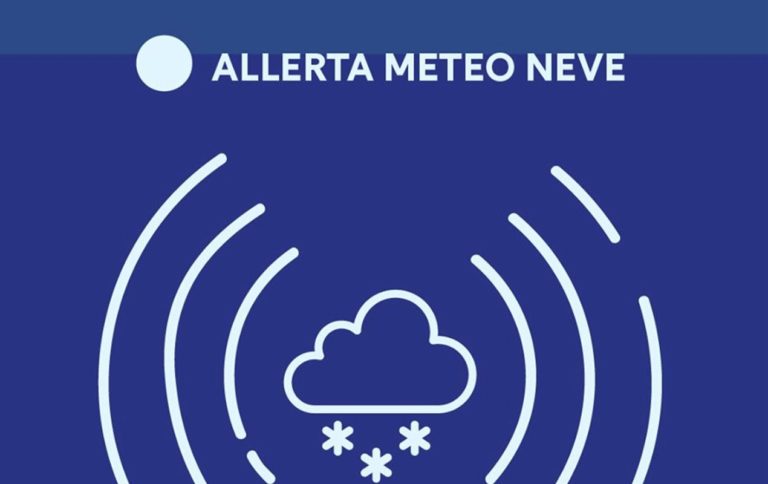 Regione Campania, emanato avviso di allerta meteo per nevicate e gelate