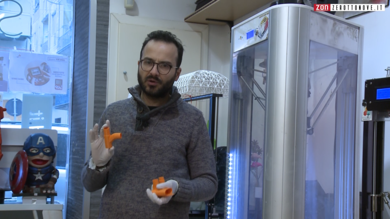 Da Bellizzi la storia di Andrea Morretta: “Le mie stampe 3D per gli ospedali del Nord”
