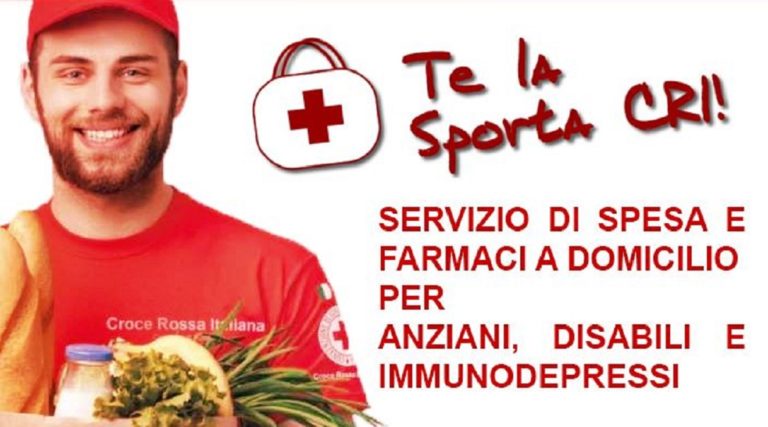 Croce Rossa Italiana di Salerno, consegna spesa e farmaci a domicilio