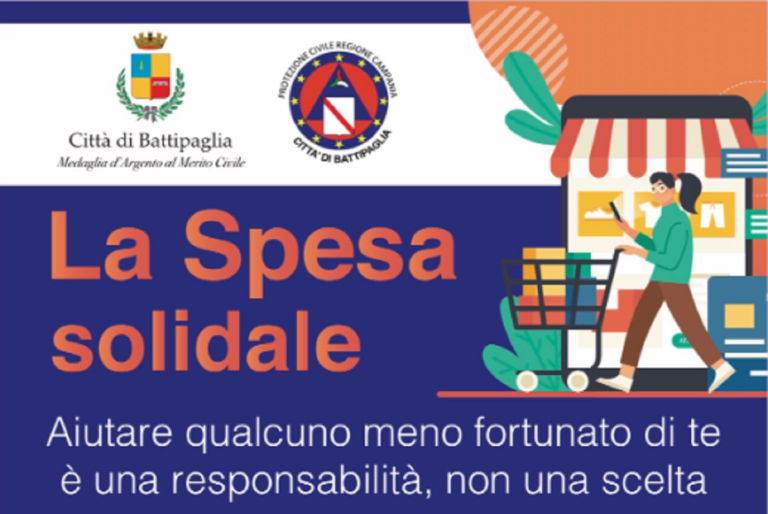 Battipaglia: continua la catena di solidarietà. Al via la spesa solidale