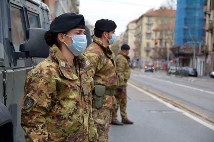 Provincia di Salerno: esercito su strade e autostrade per il controllo anti Covid-19
