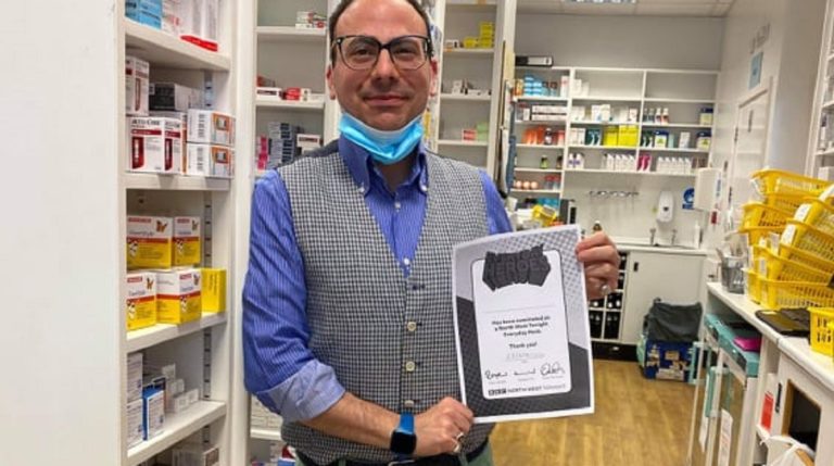 Farmacista di Nocera Inferiore premiato dalla BBC come “Everyday Hero”