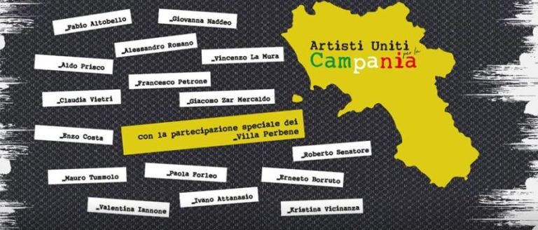 “Artisti uniti per la Campania”, il progetto solidale che unisce cantanti, musicisti e tecnici