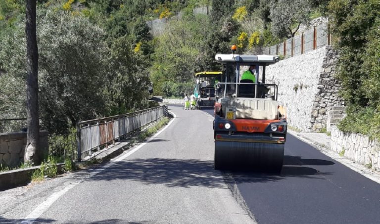 Anas, proseguono i lavori sulla strada statale 163 ”Amalfitana”
