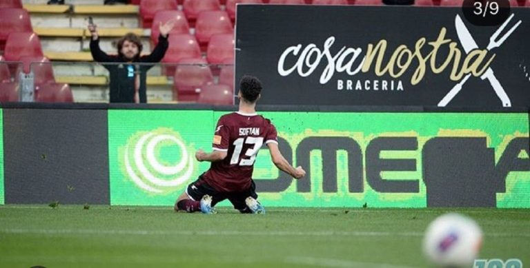 Salernitana, Kiyine romantico sui social: possibile ritorno?