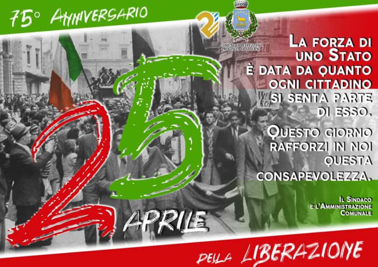 Pellezzano, 25 Aprile: “ricordo di una conquistata libertà”