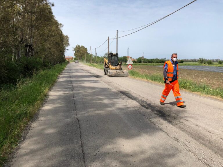 SP 276 nel Comune di Capaccio lavori di ripristino e messa in sicurezza