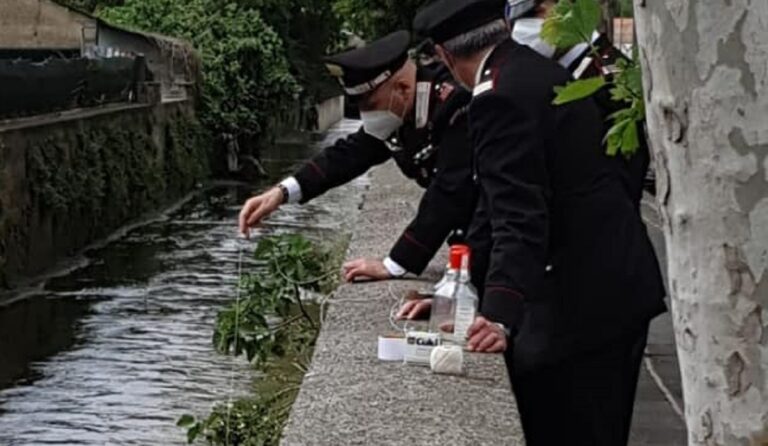 Blitz dei Carabinieri al fiume Sarno: 14 persone coinvolte