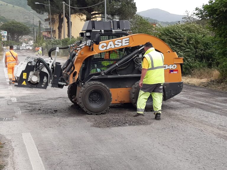 Cava de’ Tirreni, lavori in corso su via XXV Luglio e Corso Principe Amedeo