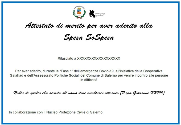 “La Spesa SoSpesa” si conclude, ma va avanti la “buona pratica”