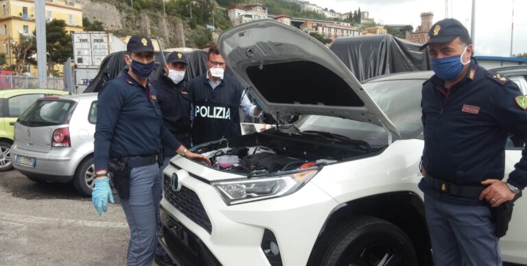 Salerno, recuperate due auto di pregio rubate provenienti dal Canada