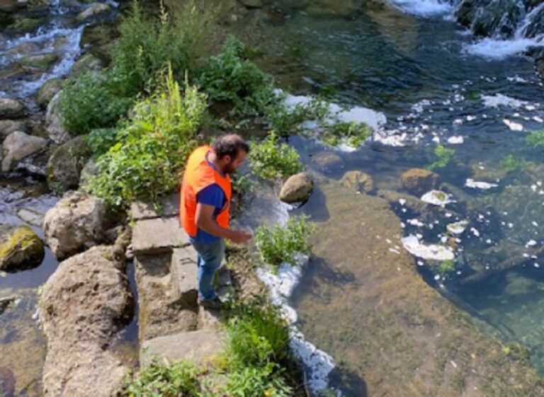 Pellezzano, intervento di Arpac e Sindaco sul fiume Irno