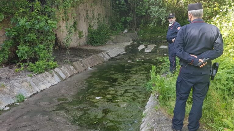 Baronissi, scoperto scarico abusivo nel fiume Irno