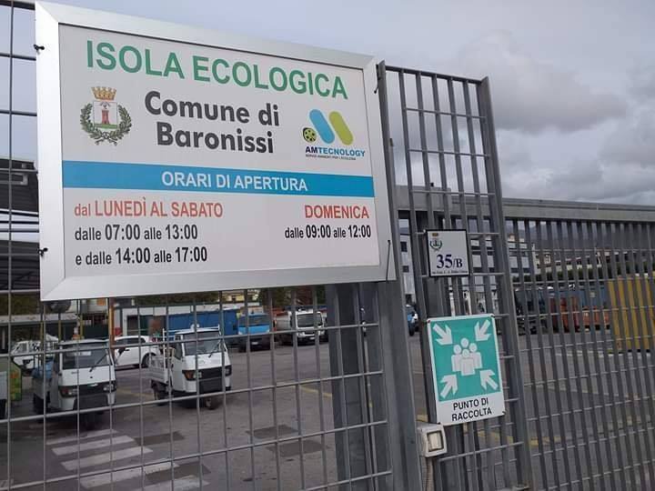 Baronissi, riapre l’Isola Ecologica. Le modalità di conferimento