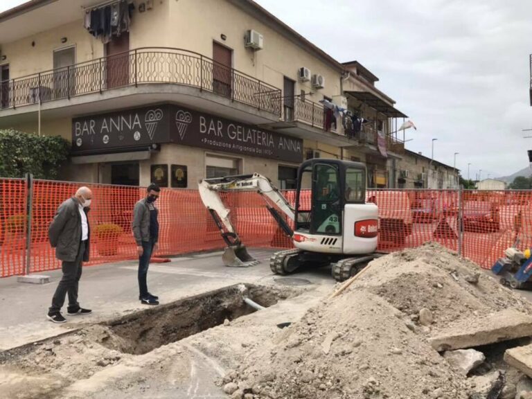 Pontecagnano, proseguono i lavori pubblici tra via Alfani e via Torino