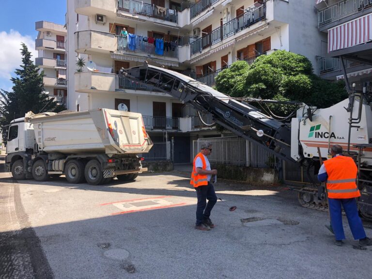 Battipaglia: consegnati i lavori di “manutenzione straordinaria di strade e spazi pubblici