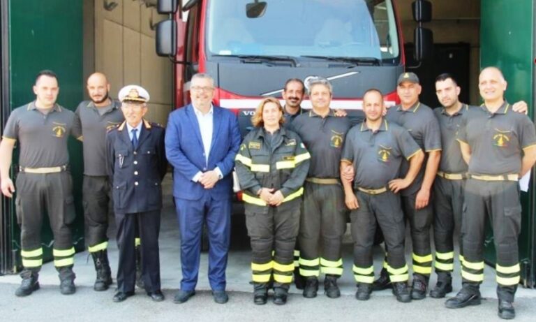 Agropoli, inaugurazione della caserma dei Vigili del Fuoco