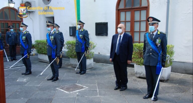 Salerno, la Guardia di Finanza celebra il 246° anniversario della fondazione