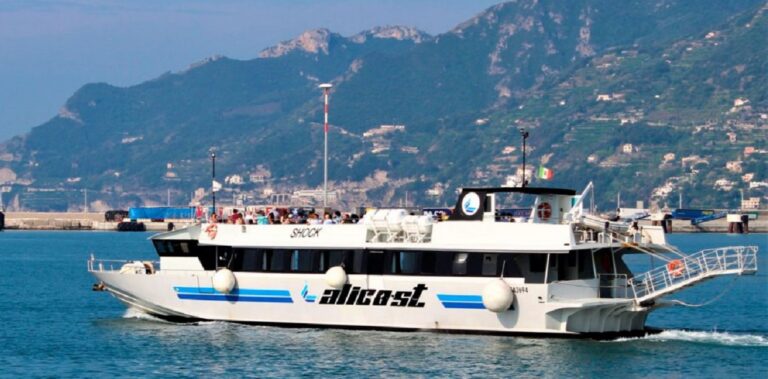 Salerno, dal 5 luglio ripartono gli aliscafi di Alicost verso le Eolie