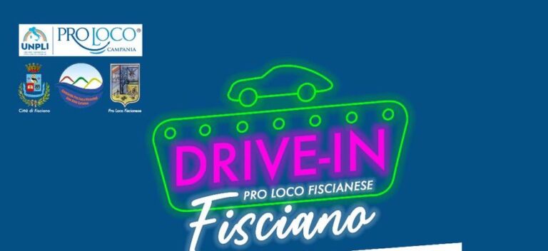 Drive-in Fisciano: 6, 7 e 8 agosto 2020