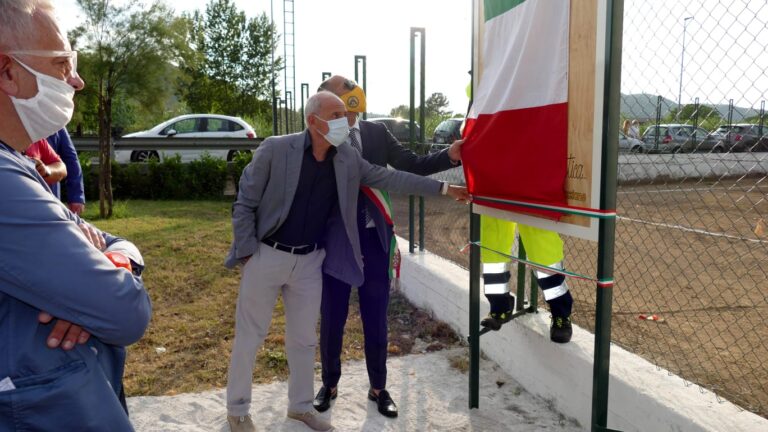 Roccapiemonte, inaugurata l’area sportiva intitolata a Catello Mari