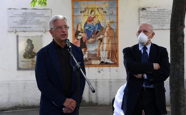 Salerno, via ai lavori per la Chiesa Santa Maria a Mare: presente De Luca