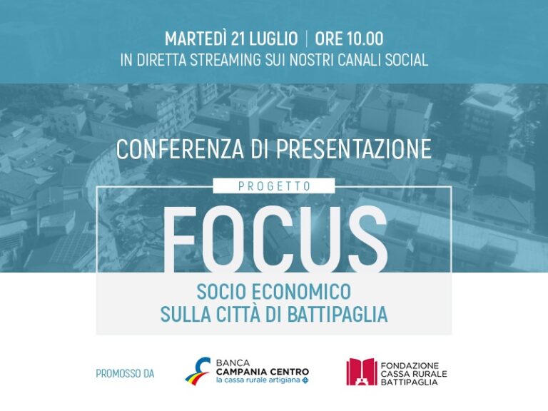 A Battipaglia un “Focus economico” voluto dalla Fondazione Cassa Rurale e BCC