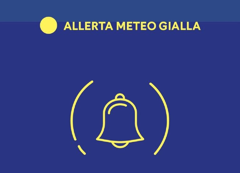 Allerta meteo Gialla in Campania prorogata fino a domani alle 16