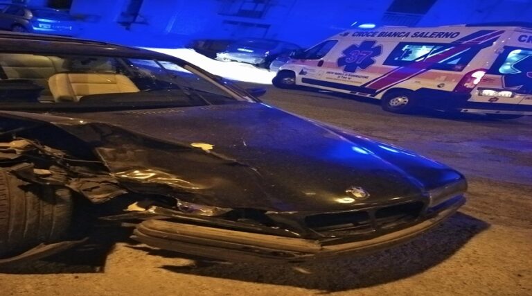 Incidente a Cava de’ Tirreni in via Oreste di Benedetto,