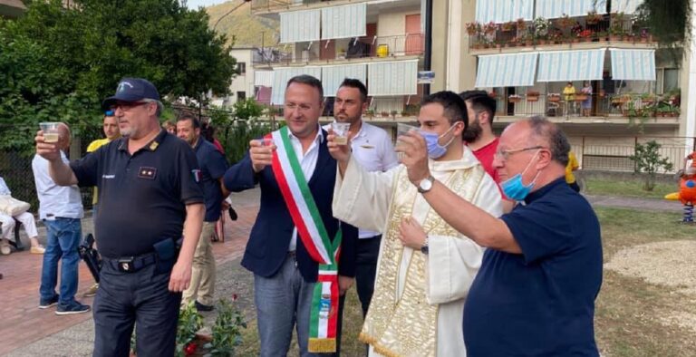 Pellezzano, inaugurato il parco giochi nella frazione Coperchia