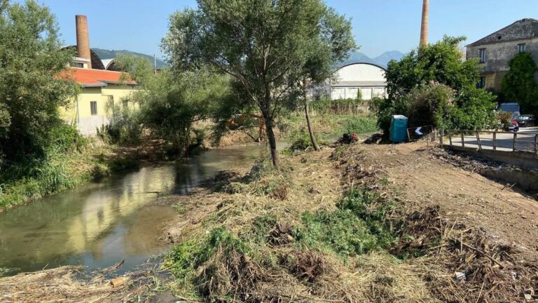 Pontecagnano, iniziati i lavori di pulizia del fiume Picentino. Parla Lanzara