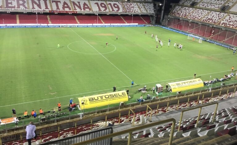 Salernitana-Cittadella 4-1: poker granata allo stadio Arechi