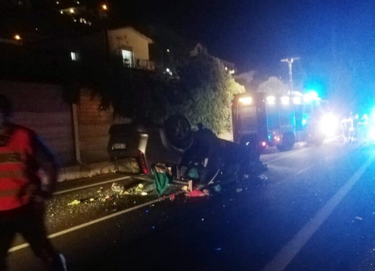 Incidente sulla Cilentana: una donna in prognosi riservata