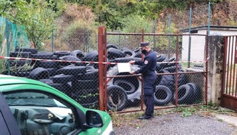 San Gregorio Magno, sequestrato deposito incontrollato di rifiuti