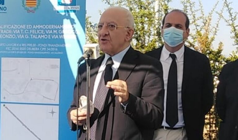 De Luca: “Abbiamo acquistato i vaccini antinfluenzali per 4 milioni di cittadini”