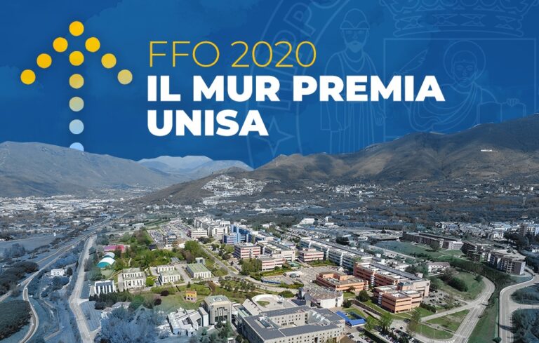 FFO 2020, il MIUR premia l’Università degli Studi di Salerno