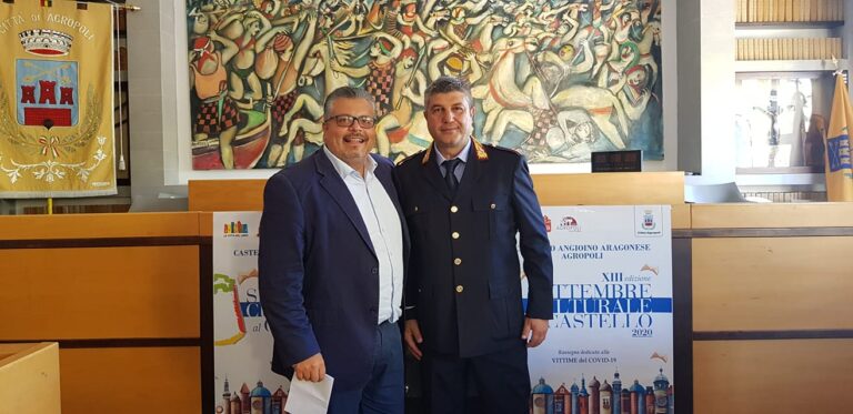Agropoli, Sergio Cauceglia nuovo comandante della Polizia Municipale