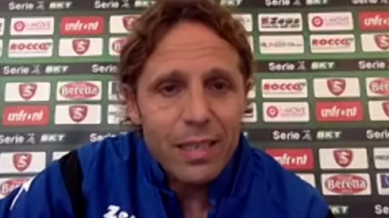 Salernitana, il vice Bocchini in conferenza: “Soddisfatto della partita”