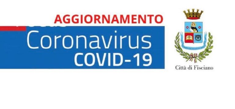 Fisciano: 3 nuovi casi di positività e 6 guarigioni