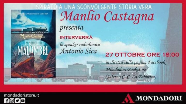 Manlio Castagna, a La Fabbrica la presentazione del suo ultimo romanzo