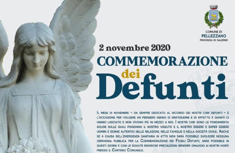 Pellezzano, orari e disposizioni del cimitero per le giornate dell’1 e 2 novembre