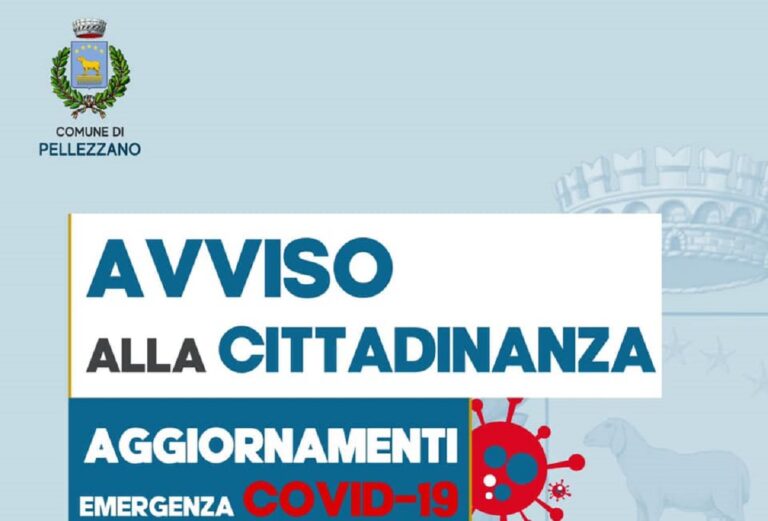 Pellezzano, nuova positività al Covid-19 nel comune